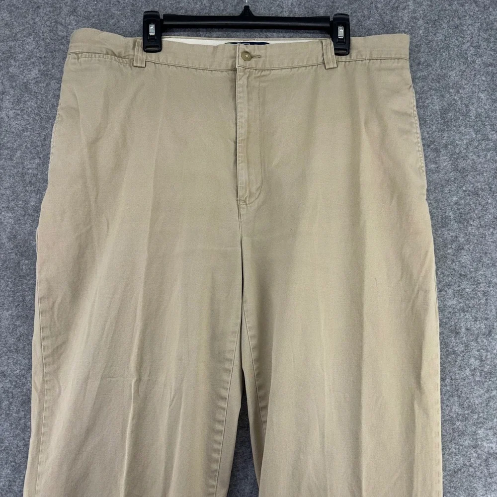 Polo Ralph Lauren Philip Pant Mens 40x30 Tan Khaki Cotton Straight Leg Chinos